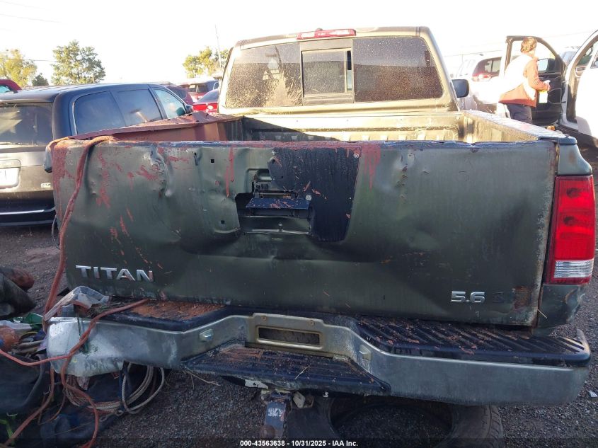 2004 Nissan Titan Se VIN: 1N6AA06B74N501886 Lot: 43563638