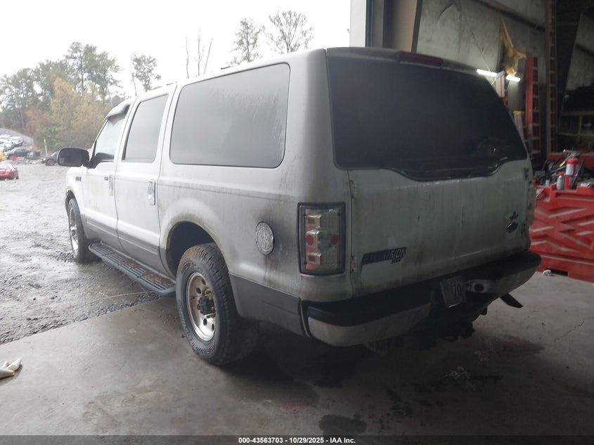 1FMNU40L21EB11743 2001 FORD EXCURSION photo no. 3
