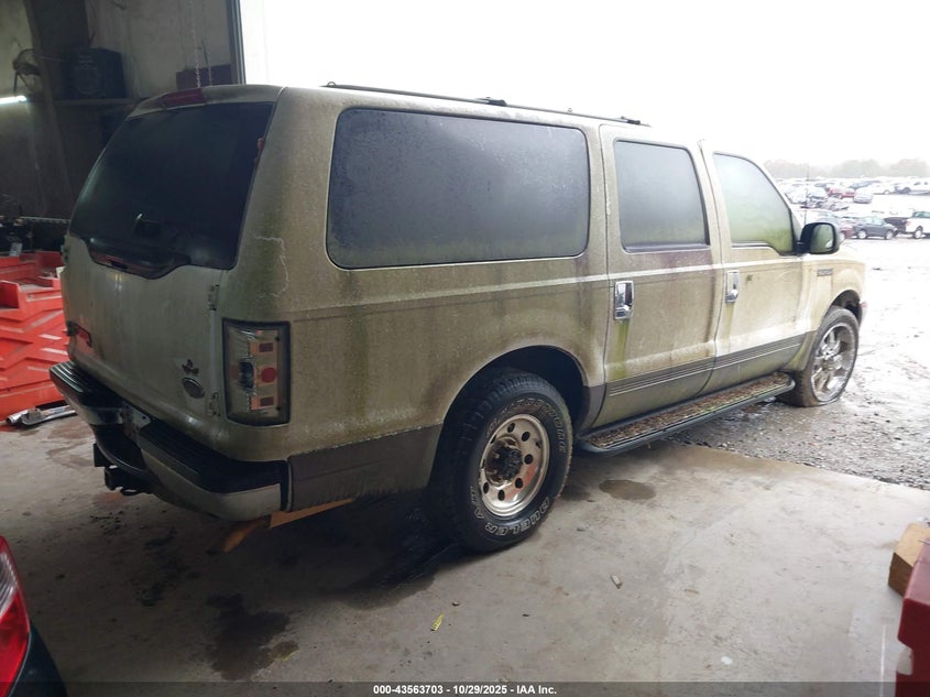 1FMNU40L21EB11743 2001 FORD EXCURSION photo no. 4