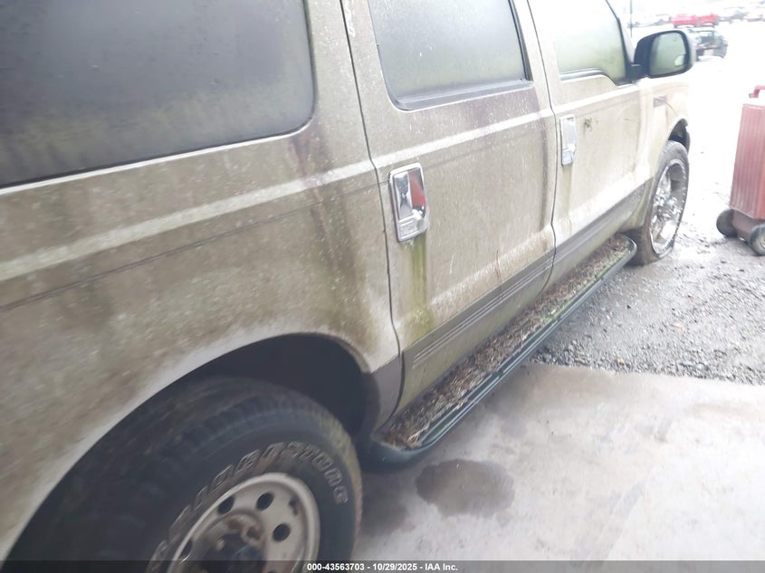 2001 Ford Excursion Xlt VIN: 1FMNU40L21EB11743 Lot: 43563703