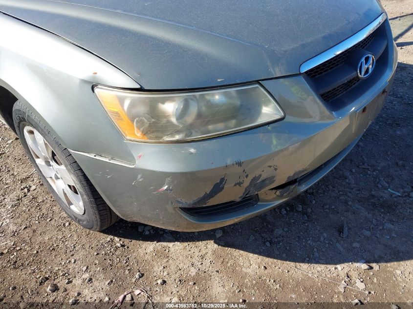 2008 Hyundai Sonata Gls VIN: 5NPET46CX8H395745 Lot: 43563752