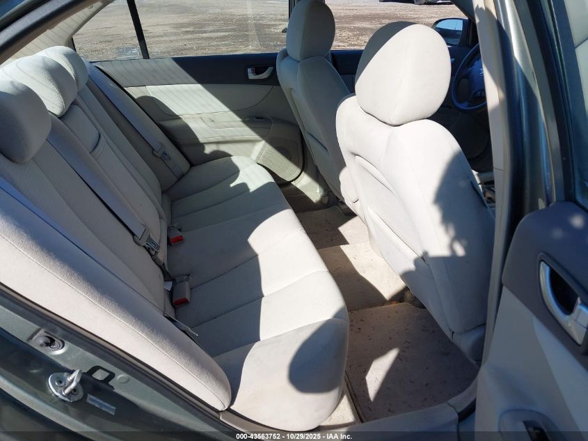 2008 Hyundai Sonata Gls VIN: 5NPET46CX8H395745 Lot: 43563752