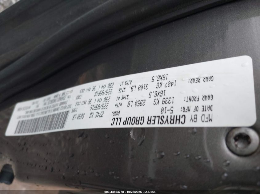 2010 Dodge Grand Caravan Hero VIN: 2D4RN3D17AR336123 Lot: 43563778