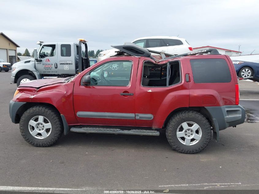 2005 Nissan Xterra S VIN: 5N1AN08W05C629287 Lot: 43563789