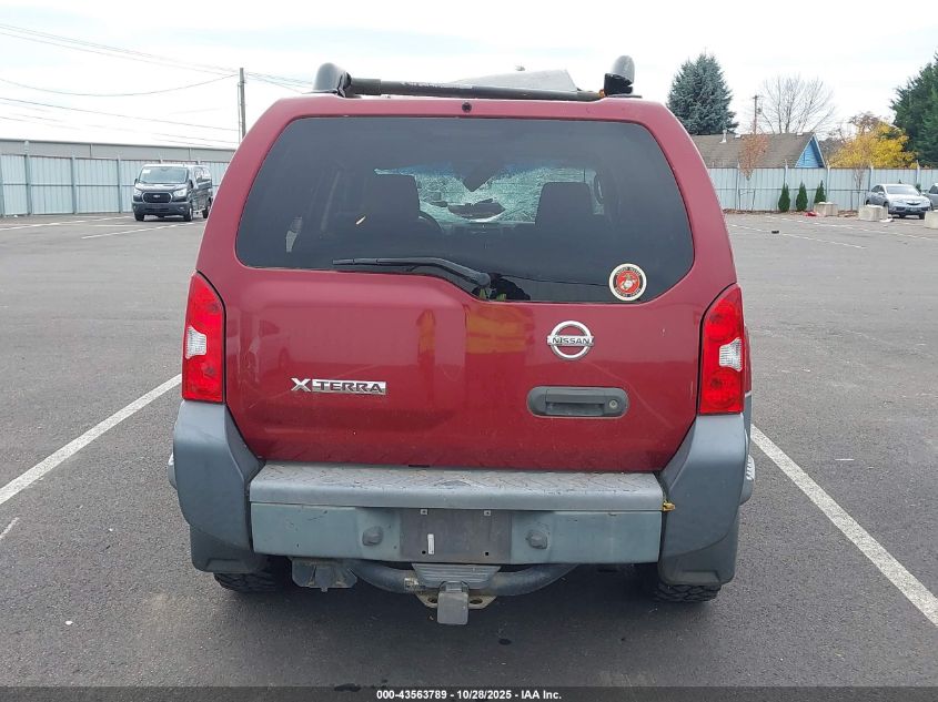 2005 Nissan Xterra S VIN: 5N1AN08W05C629287 Lot: 43563789