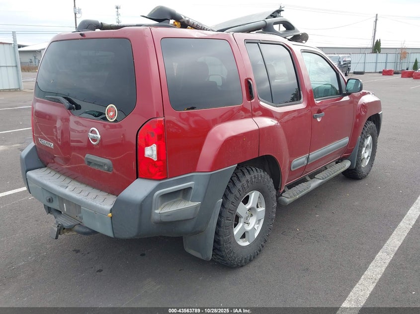 5N1AN08W05C629287 2005 NISSAN XTERRA photo no. 4