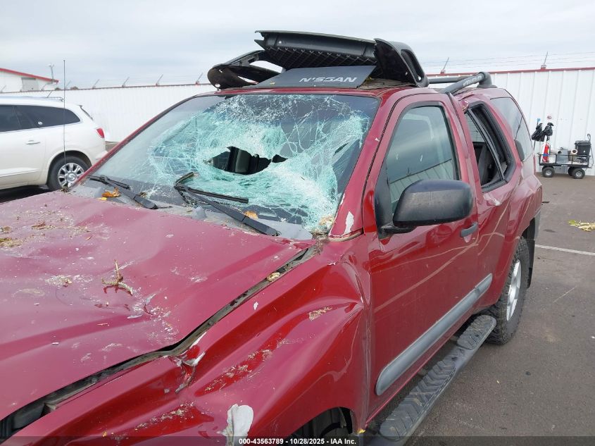 2005 Nissan Xterra S VIN: 5N1AN08W05C629287 Lot: 43563789