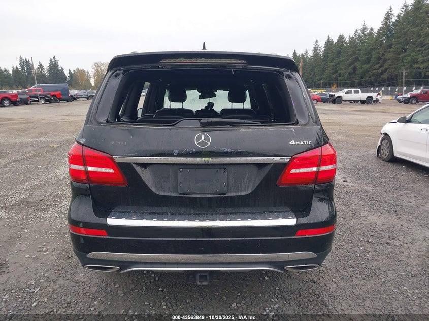 2017 Mercedes-Benz Gls 450 4Matic VIN: 4JGDF6EE6HA931000 Lot: 43563849