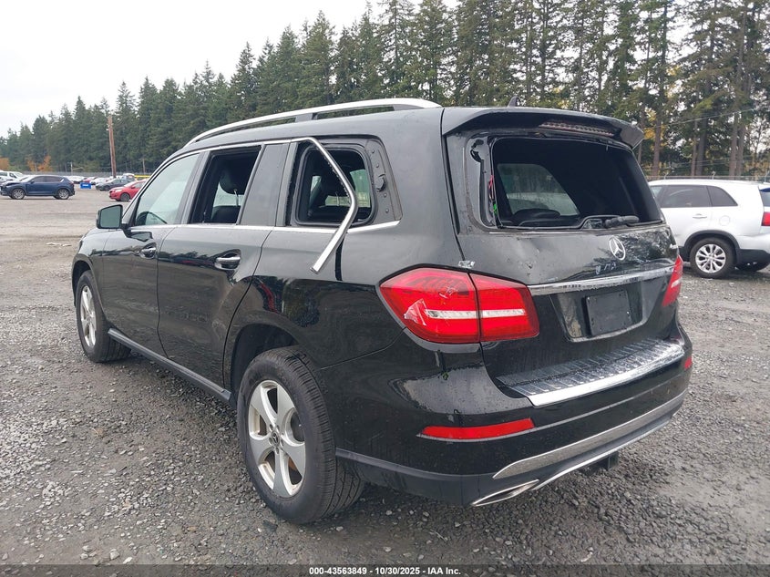 2017 Mercedes-Benz Gls 450 4Matic VIN: 4JGDF6EE6HA931000 Lot: 43563849