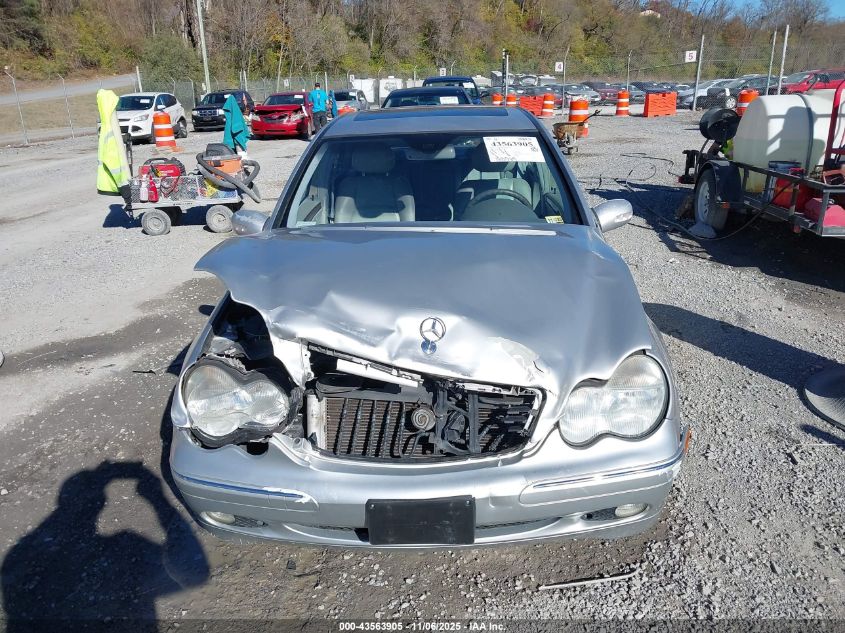 2004 Mercedes-Benz C 320 4Matic VIN: WDBRF84J24F525795 Lot: 43563905