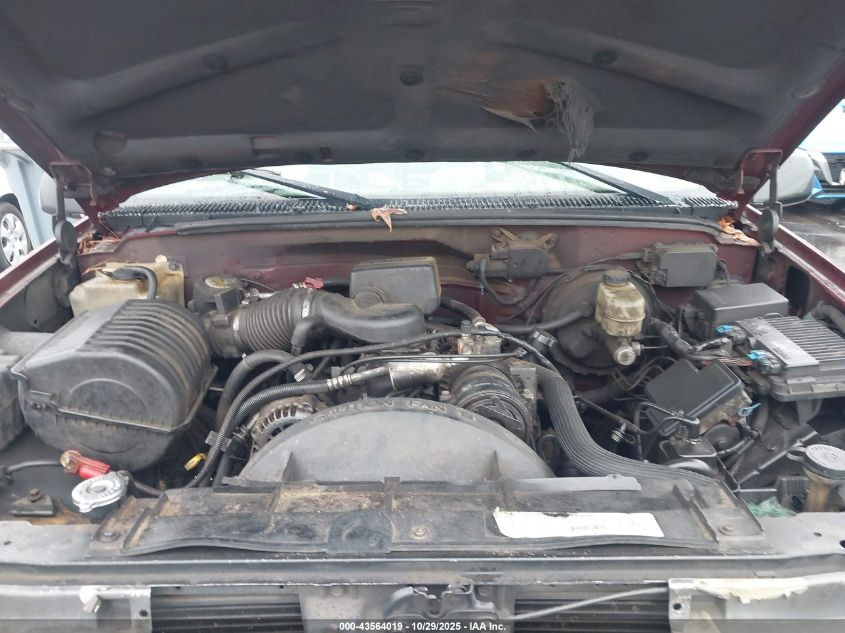 1998 Chevrolet C1500 Fleetside VIN: 2GCEC19M0W1264583 Lot: 43564019