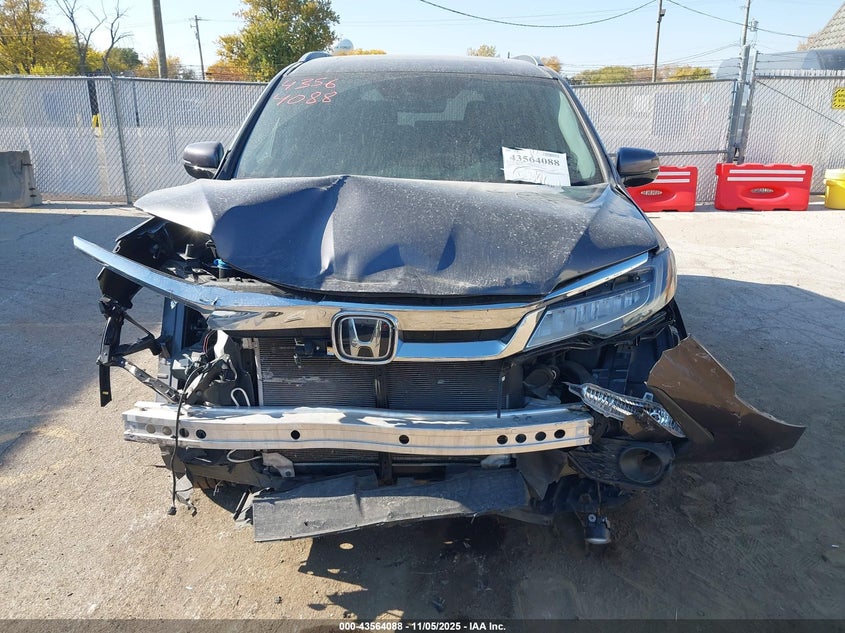 2019 Honda Pilot Touring VIN: 5FNYF6H68KB003391 Lot: 43564088