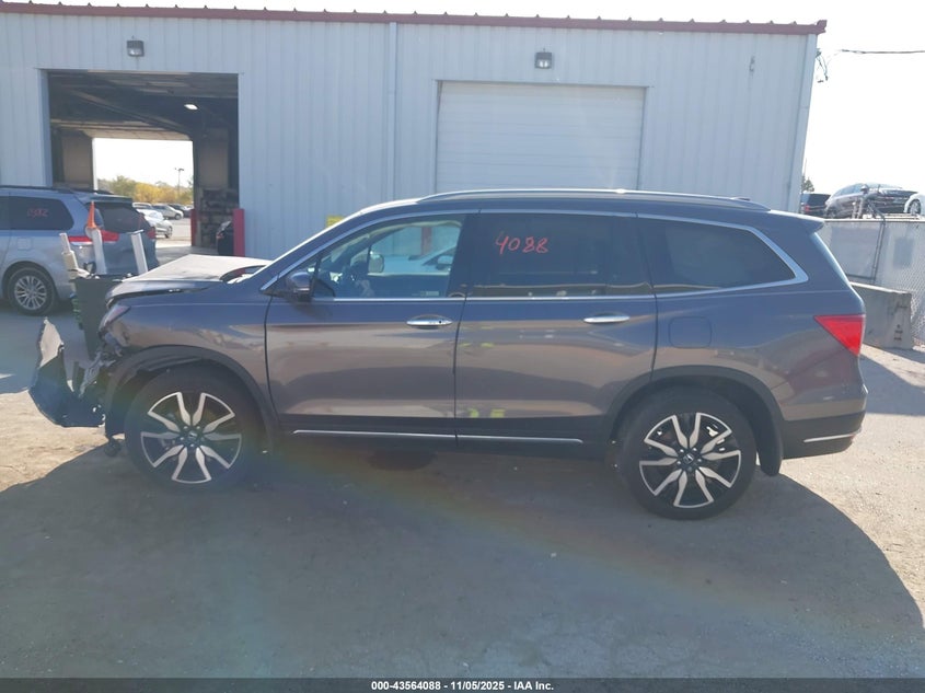 2019 Honda Pilot Touring VIN: 5FNYF6H68KB003391 Lot: 43564088