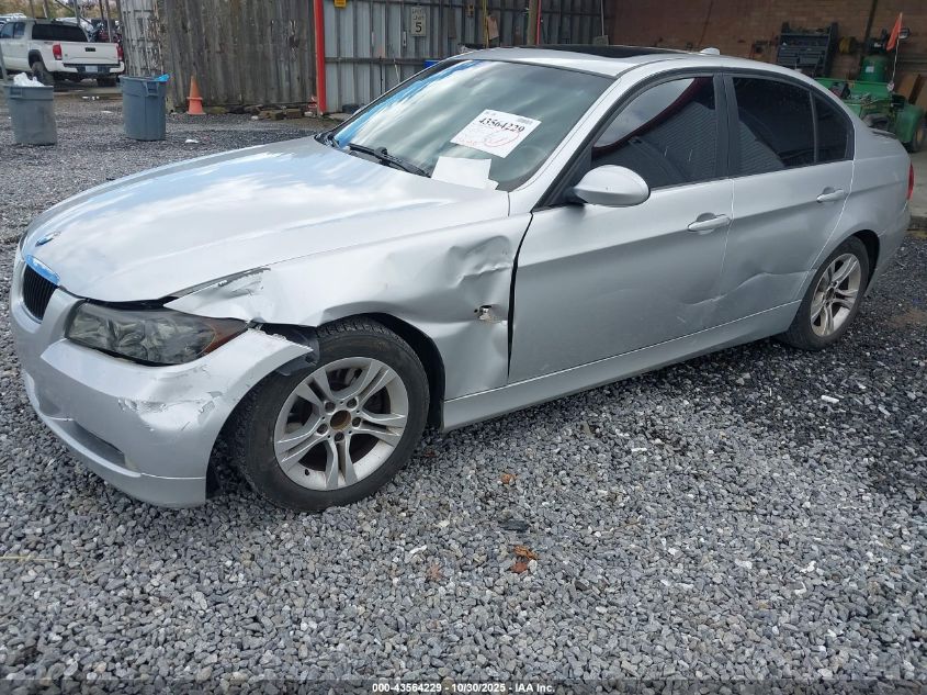 2008 BMW 328I VIN: WBAVA335X8K054866 Lot: 43564229