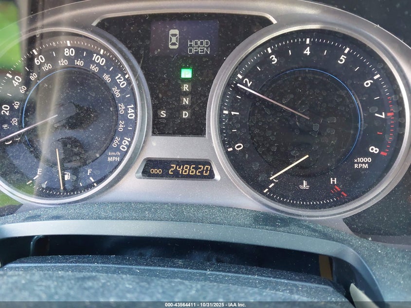 2006 Lexus Is 250 VIN: JTHBK262562011756 Lot: 43564411