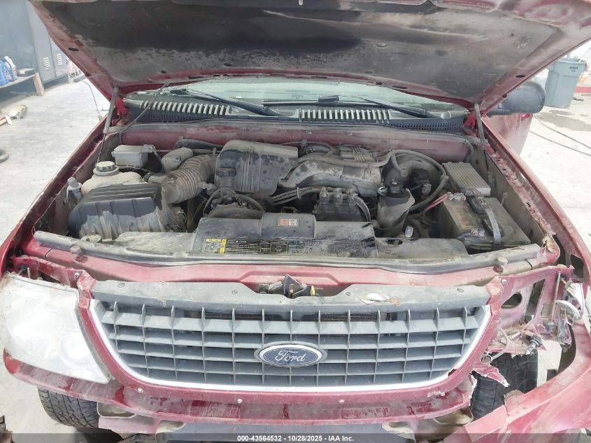 2002 Ford Explorer Xlt VIN: 1FMZU73E12UA04366 Lot: 43564532