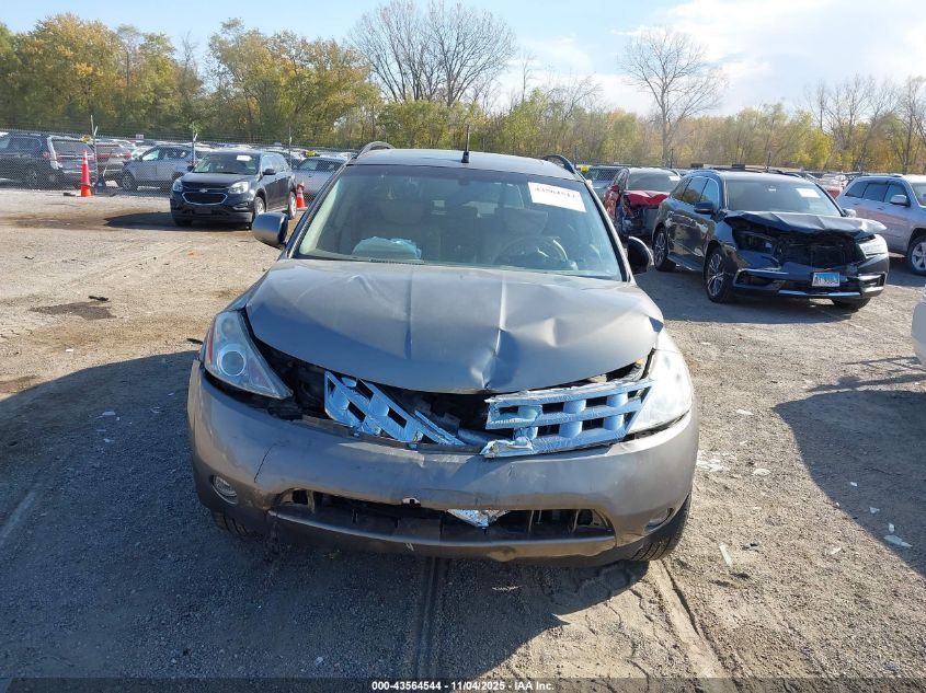 2004 Nissan Murano Sl VIN: JN8AZ08W34W323100 Lot: 43564544