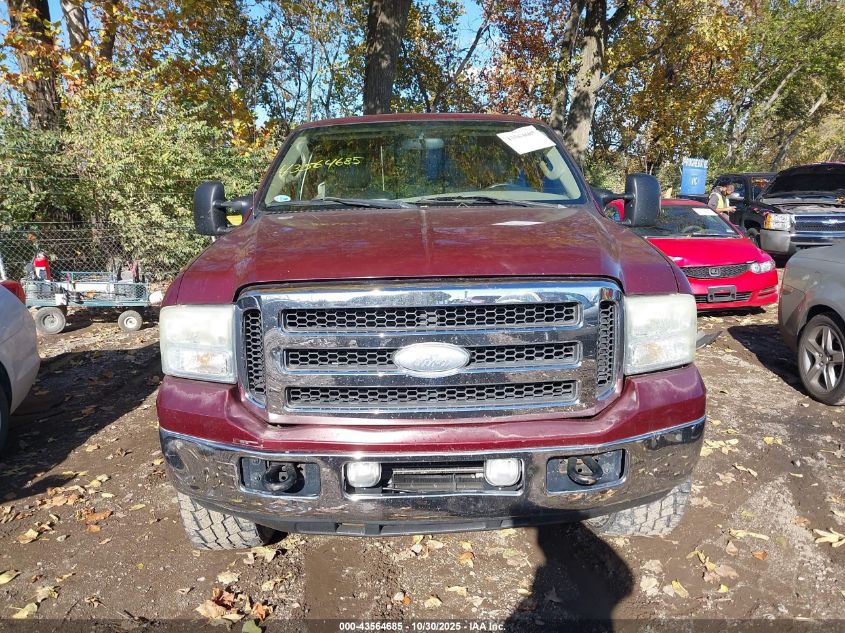 2005 Ford F-250 Lariat/Xl/Xlt VIN: 1FTSX21PX5EC74196 Lot: 43564685
