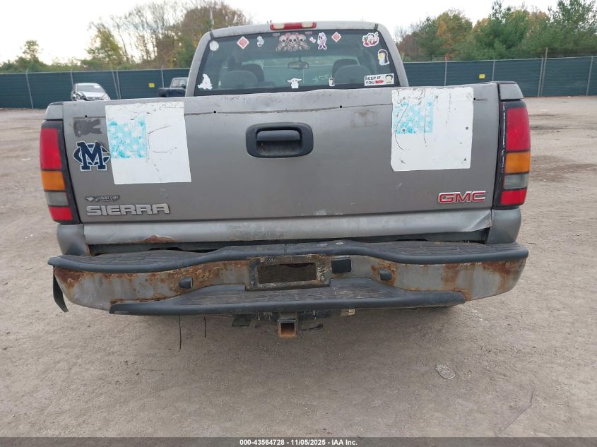 2007 GMC Sierra 1500 Classic Work Truck VIN: 1GTEC19X87Z182734 Lot: 43564728