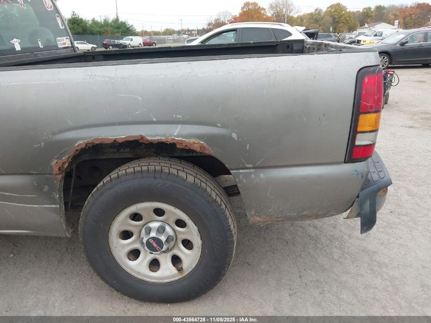 2007 GMC Sierra 1500 Classic Work Truck VIN: 1GTEC19X87Z182734 Lot: 43564728