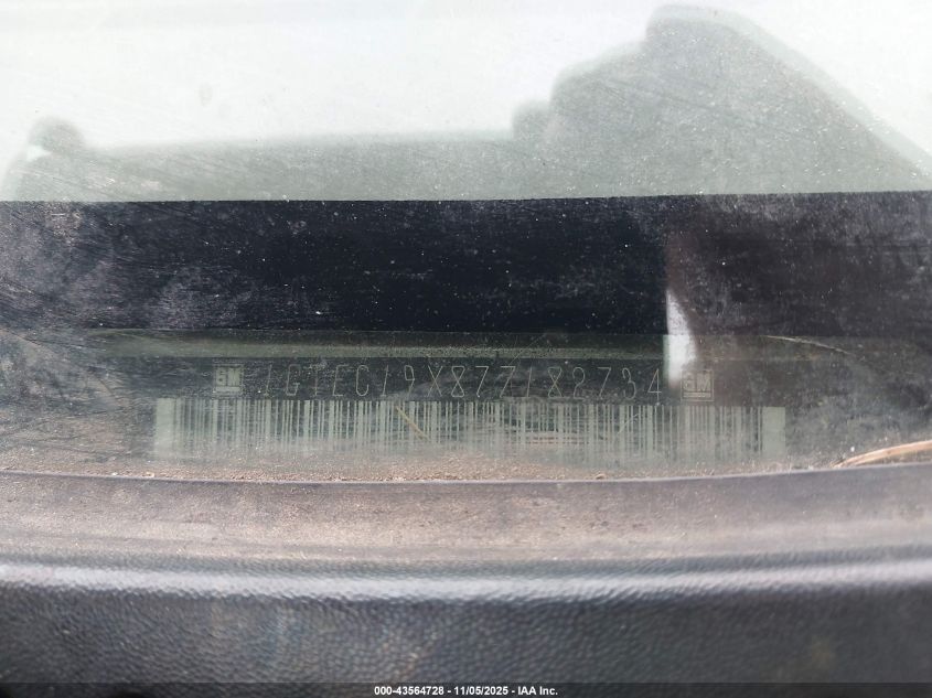 2007 GMC Sierra 1500 Classic Work Truck VIN: 1GTEC19X87Z182734 Lot: 43564728