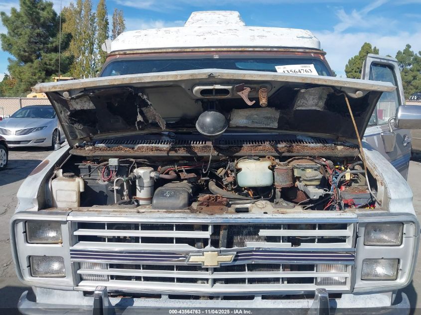 1989 Chevrolet G20 VIN: 1GCEG25K9K7154787 Lot: 43564763