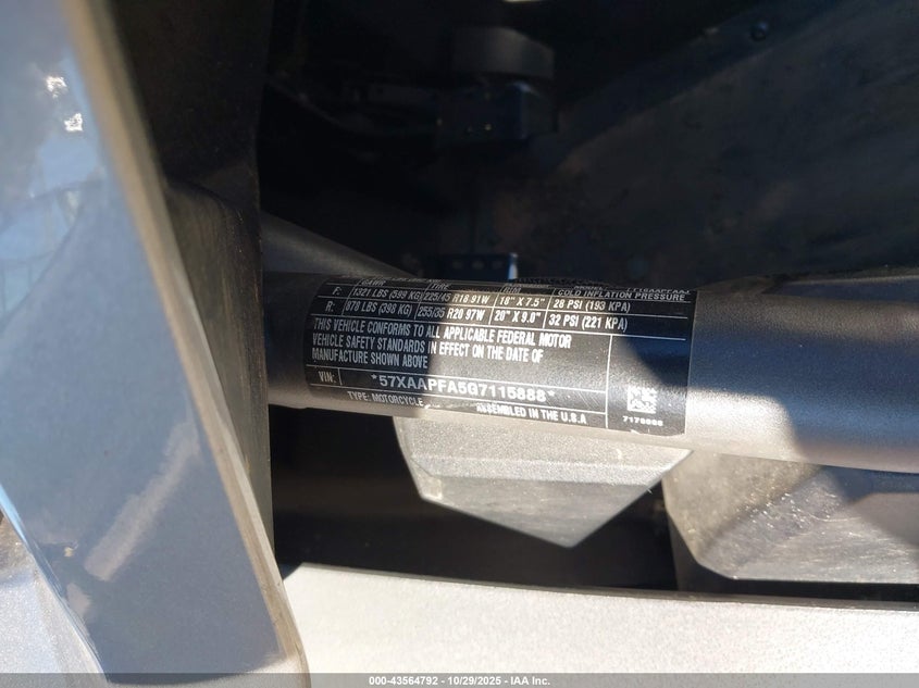 2016 Polaris Slingshot Sl VIN: 57XAAPFA5G7115888 Lot: 43564792