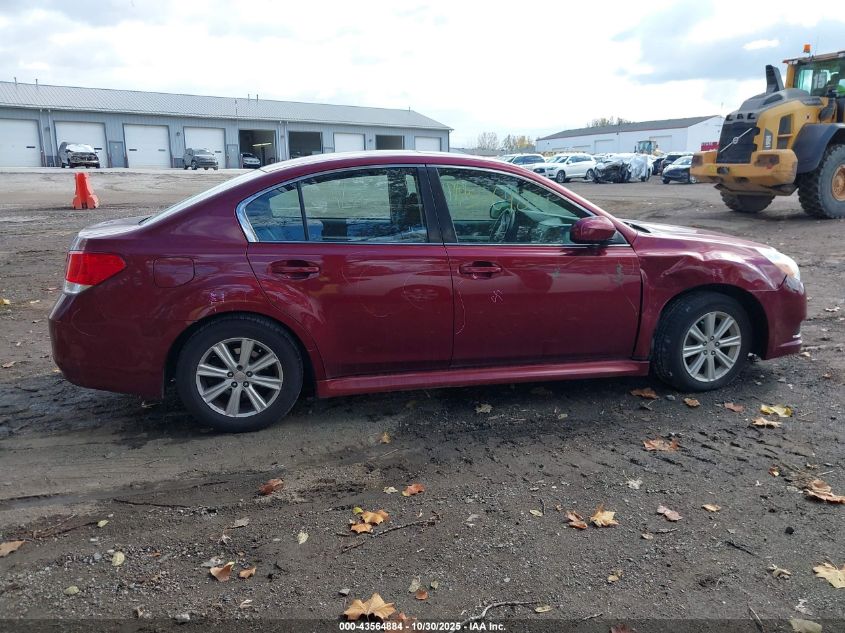 2011 Subaru Legacy 2.5I Premium VIN: 4S3BMCG68B3257496 Lot: 43564884