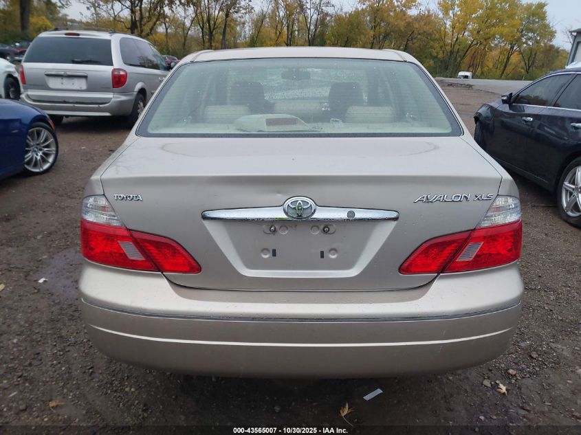 2003 Toyota Avalon Xls VIN: 4T1BF28B93U330589 Lot: 43565007