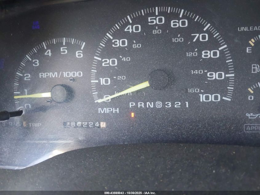 1998 GMC Sierra 1500 Sle Sportside VIN: 2GDEC19R4W1510767 Lot: 43565043