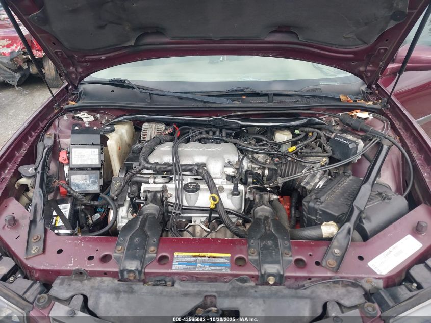 2003 Chevrolet Impala VIN: 2G1WF52E039387182 Lot: 43565082