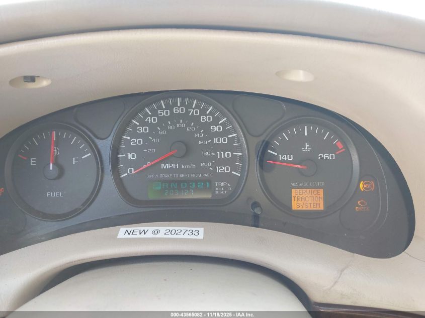 2003 Chevrolet Impala VIN: 2G1WF52E039387182 Lot: 43565082