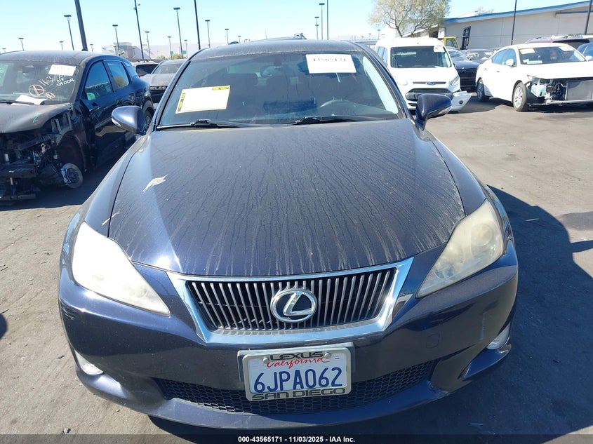 2009 Lexus Is 250 VIN: JTHBK262392092857 Lot: 43565171