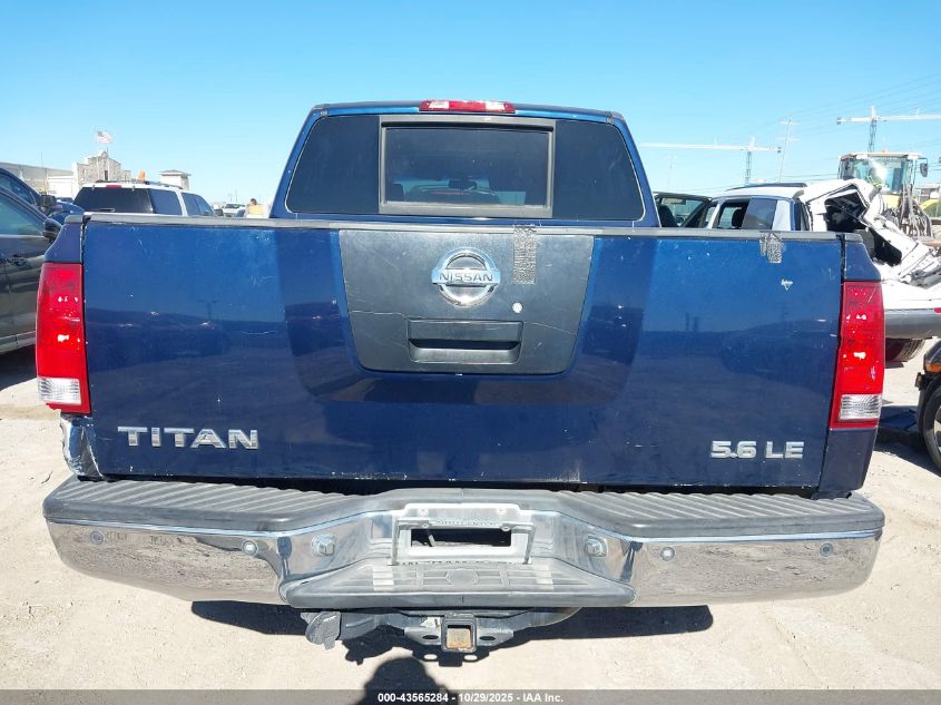 2007 Nissan Titan Le VIN: 1N6BA07A37N228931 Lot: 43565284