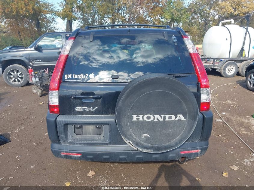 2006 Honda Cr-V Ex VIN: JHLRD78896C002192 Lot: 43565336