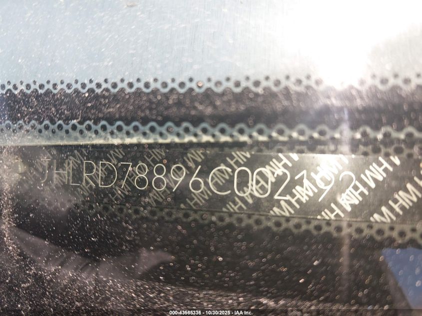 2006 Honda Cr-V Ex VIN: JHLRD78896C002192 Lot: 43565336