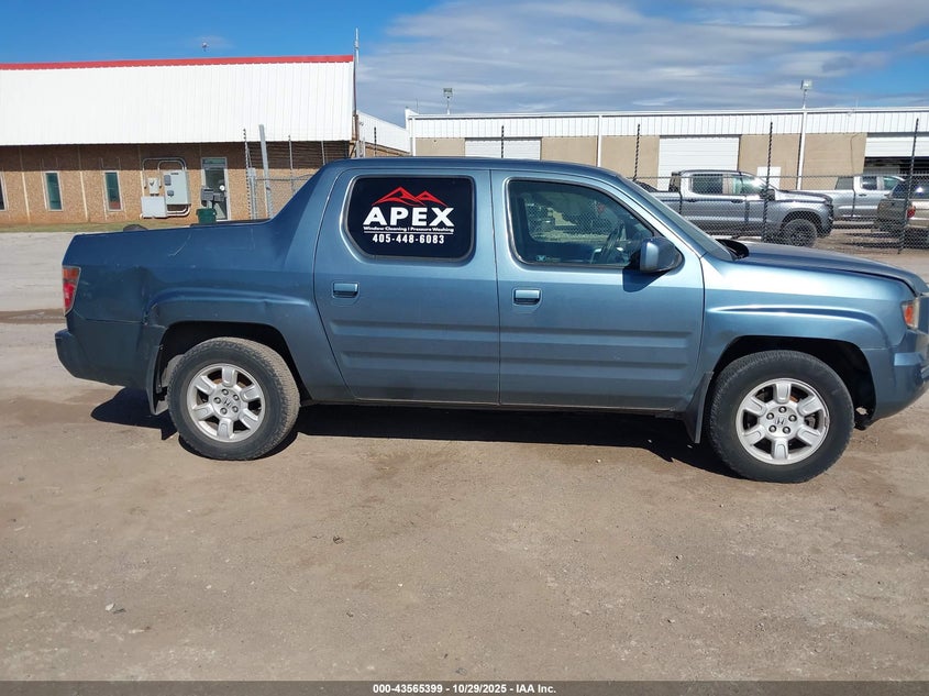2007 Honda Ridgeline Rts VIN: 2HJYK16407H514039 Lot: 43565399
