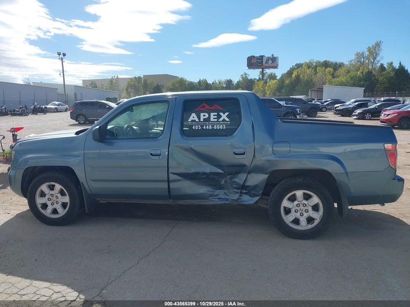 2007 Honda Ridgeline Rts VIN: 2HJYK16407H514039 Lot: 43565399