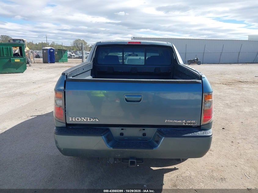 2007 Honda Ridgeline Rts VIN: 2HJYK16407H514039 Lot: 43565399