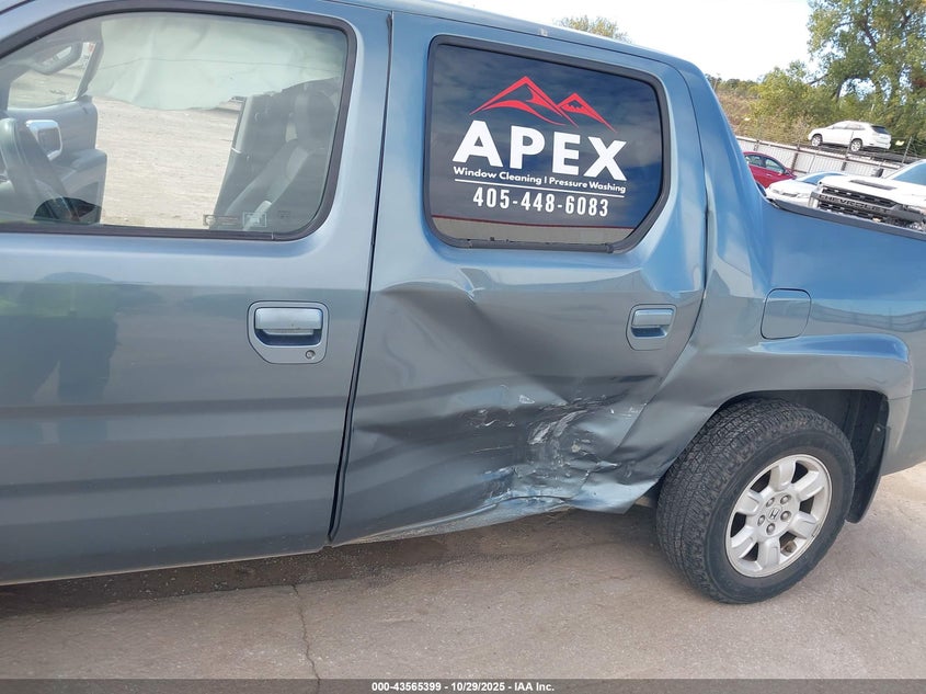 2007 Honda Ridgeline Rts VIN: 2HJYK16407H514039 Lot: 43565399
