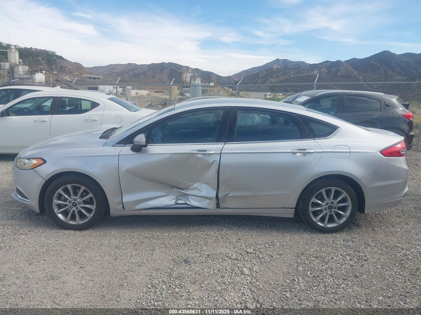 2017 Ford Fusion Se VIN: 3FA6P0H76HR242476 Lot: 43565631