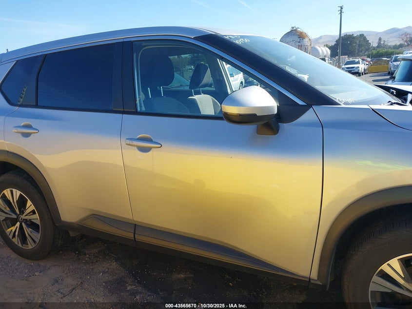 2022 Nissan Rogue Sv Intelligent Awd VIN: 5N1BT3BB3NC719518 Lot: 43565670