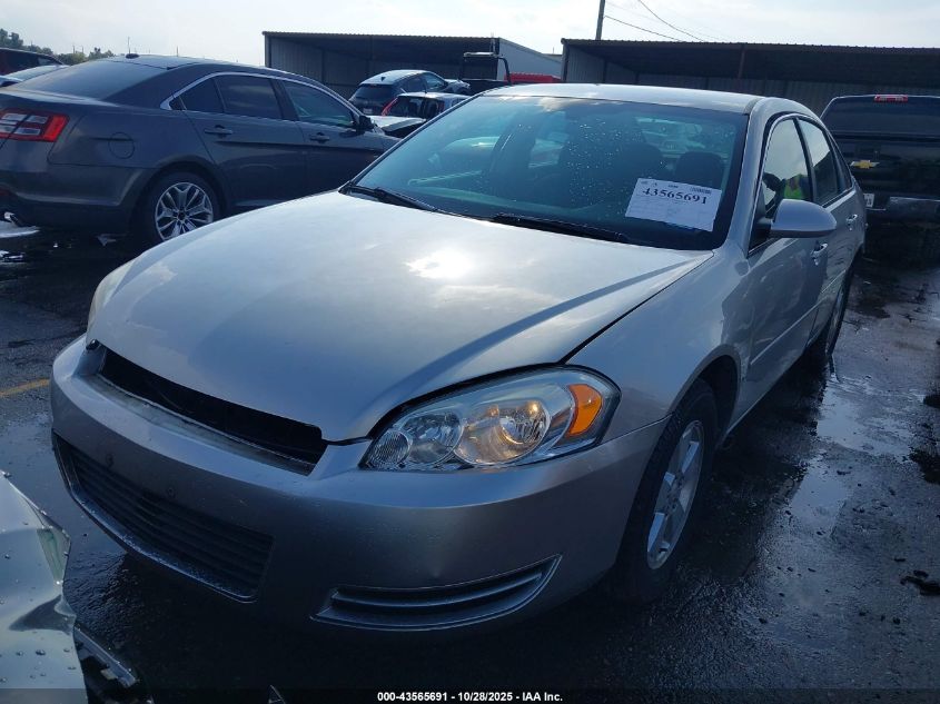 2008 Chevrolet Impala Lt VIN: 2G1WT58N381221616 Lot: 43565691