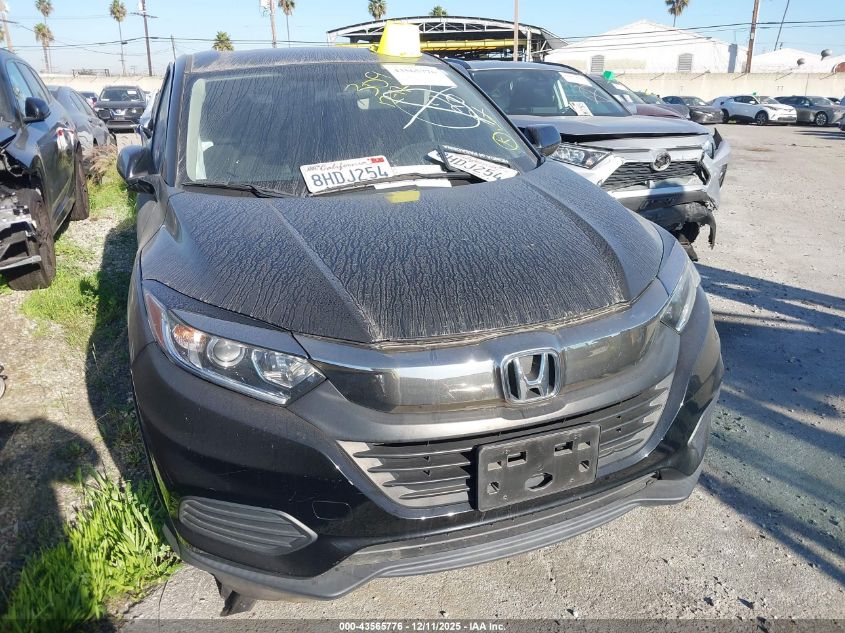 2019 Honda Hr-V Lx VIN: 3CZRU5H36KG705398 Lot: 43565776