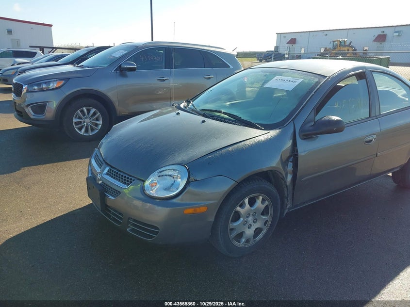1B3ES56C35D195527 2005 DODGE NEON photo no. 6