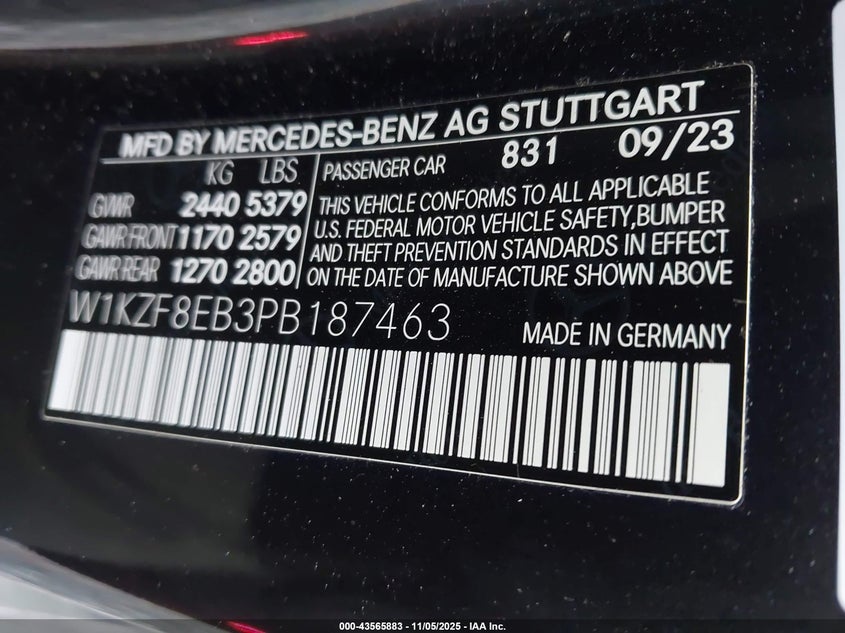 2023 MERCEDES-BENZ E 350 4MATIC - W1KZF8EB3PB187463