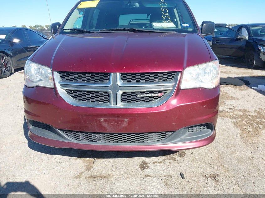 2016 Dodge Grand Caravan Se VIN: 2C4RDGBG7GR369808 Lot: 43565930