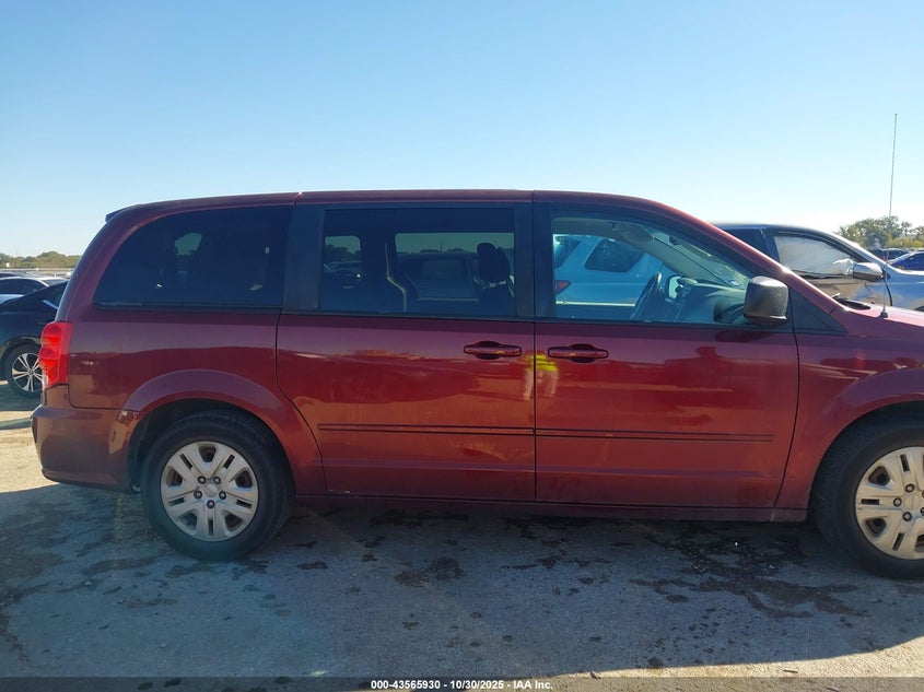 2016 Dodge Grand Caravan Se VIN: 2C4RDGBG7GR369808 Lot: 43565930