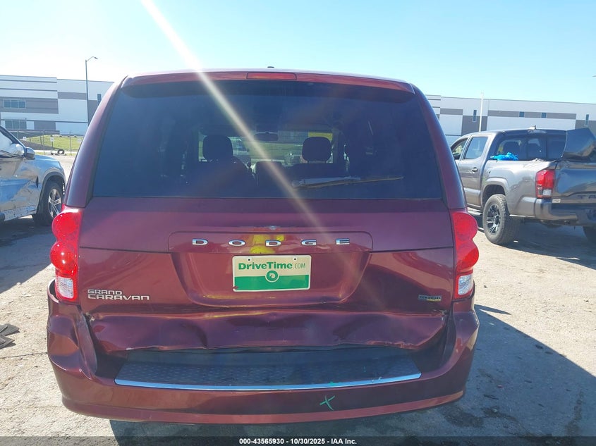 2016 Dodge Grand Caravan Se VIN: 2C4RDGBG7GR369808 Lot: 43565930