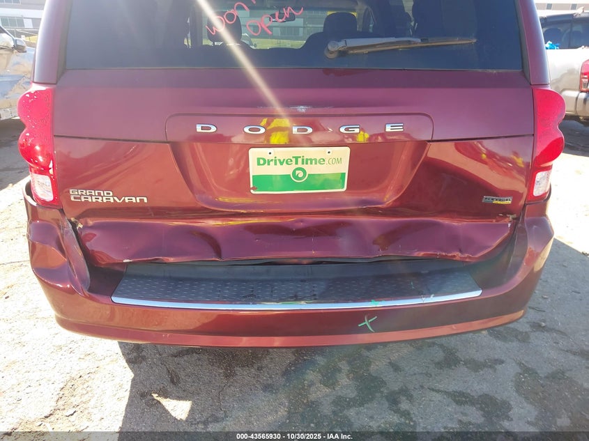 2016 Dodge Grand Caravan Se VIN: 2C4RDGBG7GR369808 Lot: 43565930